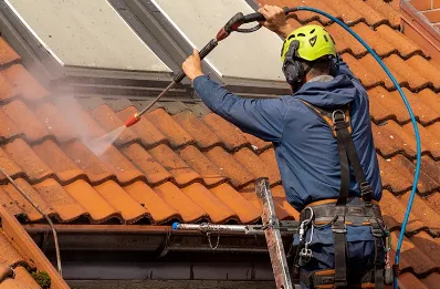 Démoussage et hydrofuge de toiture à Saint-Georges-de-Rouelley